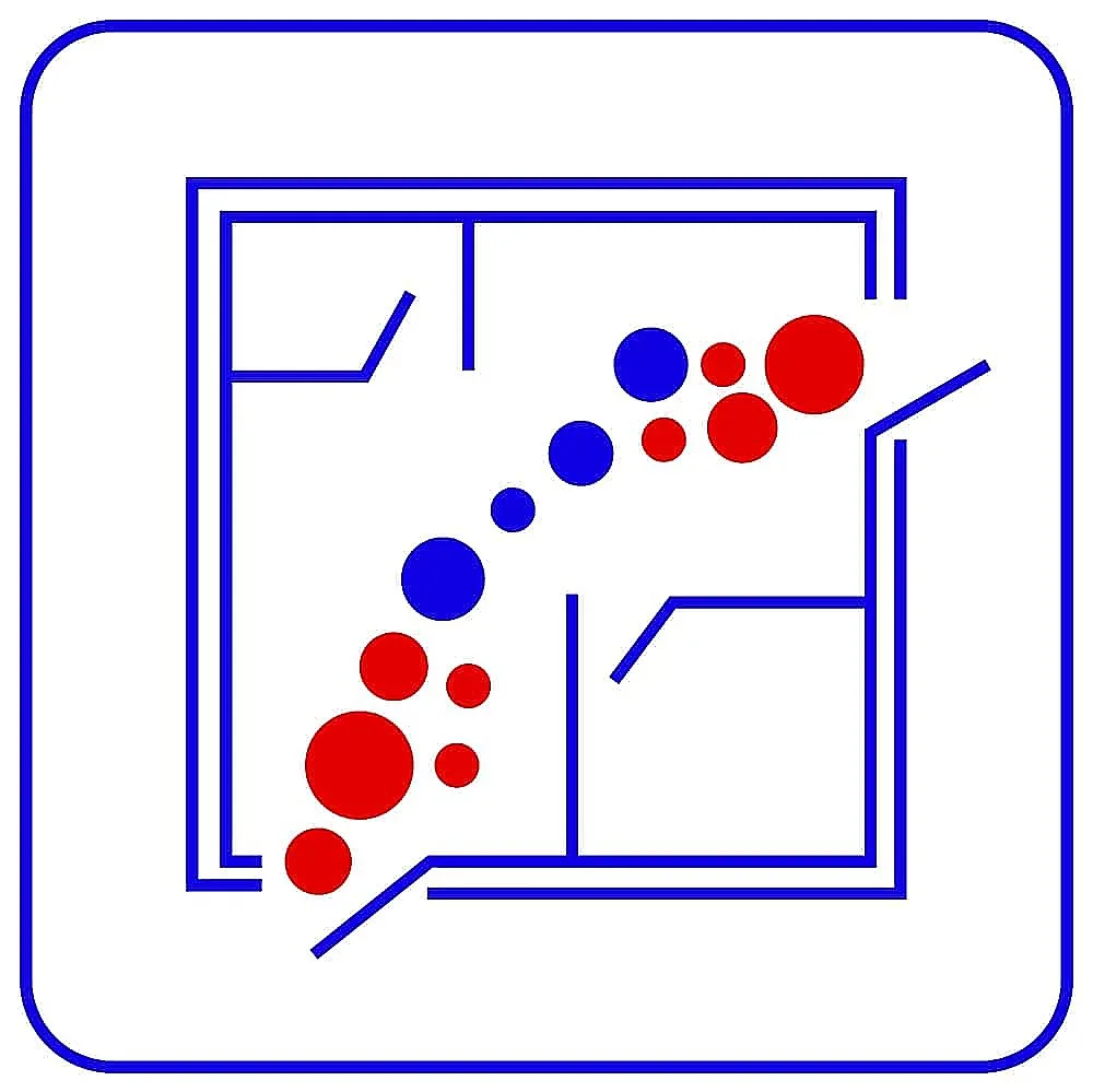 TRASSIR Heat Map on Map TRASSIR Heat Map on Map