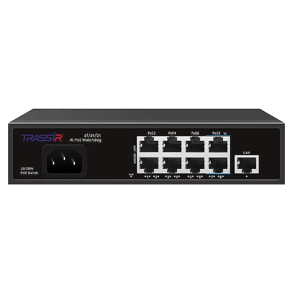 TRASSIR TR-NS1109-120-8PoE TRASSIR TR-NS1109-120-8PoE
